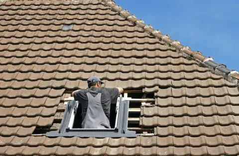 Pose de velux - Manneville-la-Goupil